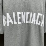 Balenciaga New Tape Type T-shirt Medium Fit in Grey - Image 3