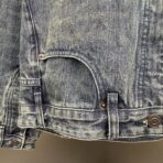 Balenciaga Deconstructed Denim Jacket in a faded blue wash - Image 3