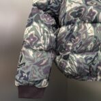 Louis Vuitton Reversible Puffer Jacket in the graphite colorway with the LV Camo motif - Image 4