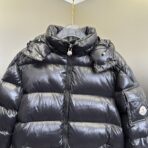 Moncler Maya Padded Shell Jacket Black - Image 10