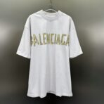 Balenciaga New Tape Type T-shirt Medium Fit in White