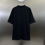 Balenciaga Mirror Logo T-shirt in black cotton jersey. - Image 6