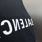 Balenciaga Mirror Logo T-shirt in black cotton jersey. - Image 7