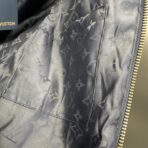 Louis Vuitton Leather Patch Fleece Blouson Black - Image 9