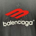 Balenciaga '3B Sports Icon' medium-fit t-shirt in faded black jersey - Image 4