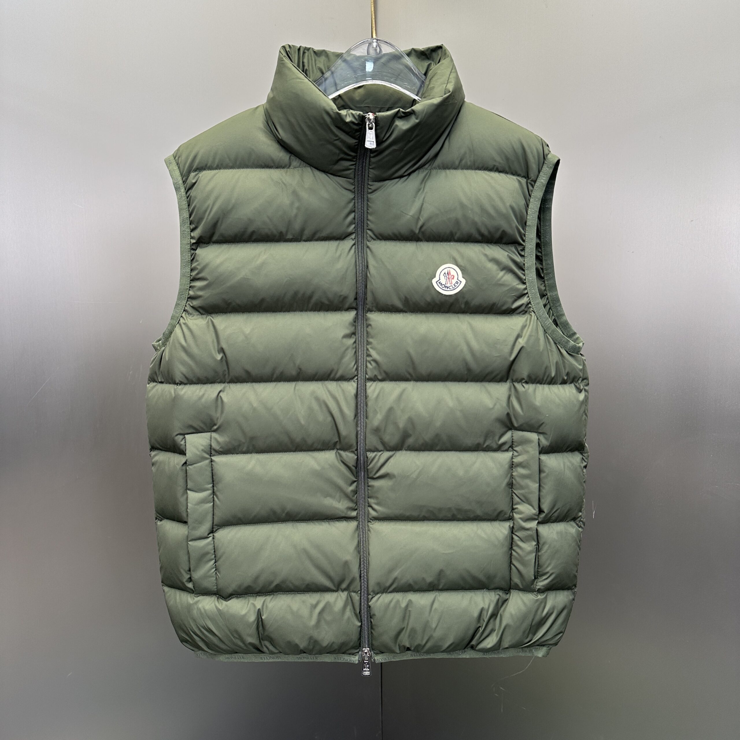 6b095a3f Moncler Contrin Down Vest Green - Image 1