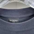 Balenciaga '3B Sports Icon' medium-fit t-shirt in faded black jersey - Image 5