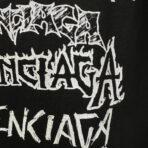 Balenciaga DIY Metal T-shirt in black with white print. - Image 5