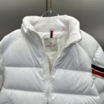 Moncler Solayan Short Down Jacket White - Image 10