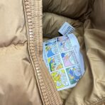 Moncler Maya Down Jacket In Olive Beige - Image 6