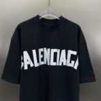 Balenciaga New Tape Type T-shirt Medium Fit in Black - Image 9