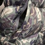 Louis Vuitton Reversible Puffer Jacket in the graphite colorway with the LV Camo motif - Image 5