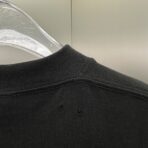 Balenciaga Flame Short Sleeve T-Shirt in washed-out black cotton-jersey - Image 7