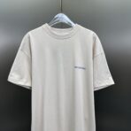 Balenciaga Off-White Logo Print Cotton Half Sleeve T-Shirt in a medium fit - Image 13