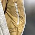 Prada Re-Nylon Hooded Down Jacket Beige - Image 9