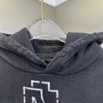 Balenciaga Rammstein drop-shoulder hoodie in black cotton with a graphic print - Image 3