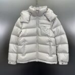 Prada Puffer Jacket White