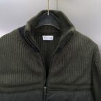 Moncler Padded Wool Cardigan Jacket Green - Image 10