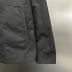 Prada Cotton-Blend Blouson Jacket Black - Image 7