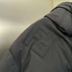 Fendi Puffer Jacket All-Over Embossed FF Logo Pattern - Image 11