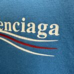Balenciaga Political Campaign large-fit T-shirt in blue cotton. - Image 8