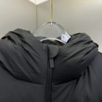 Prada Re-Nylon Hooded Down Jacket Black - Image 5