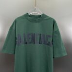 Balenciaga New Tape Type T-shirt Medium Fit in Green - Image 6