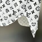 Louis Vuitton Graphic Monogram Shirt in a black and white colorway. - Image 7