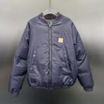 Louis Vuitton Reversible Puffer Jacket in the graphite colorway with the LV Camo motif - Image 6