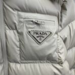 Prada Puffer Jacket White - Image 12