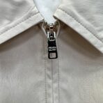 Prada Cotton-Blend Blouson Jacket Beige - Image 10