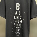 Balenciaga Optical cotton short-sleeved T-shirt Black - Image 8