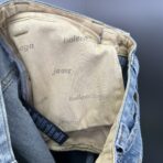 Balenciaga logo-embroidered wide-leg jeans in light blue cotton denim - Image 9