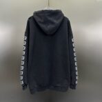 Balenciaga BB Paris Icon medium fit hoodie in black with a washed-out effect - Image 19