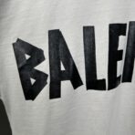 Balenciaga New Tape Type T-shirt Medium Fit in Black and White - Image 9
