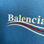 Balenciaga Political Campaign large-fit T-shirt in blue cotton. - Image 9