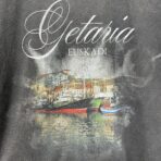 Balenciaga Getaria Oversized T-shirt in faded washed black cotton jersey. - Image 6