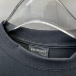 Balenciaga DIY Metal T-shirt in black with white print. - Image 8