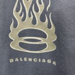 Balenciaga Burning Unity oversized T-shirt in washed-out blue vintage cotton jersey - Image 5