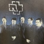 Balenciaga Rammstein drop-shoulder hoodie in black cotton with a graphic print - Image 4