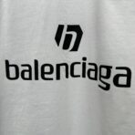 Balenciaga Paris Soccer T-Shirt White - Image 9