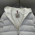 Moncler Medium Puffer Jacket White - Image 5