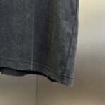 Balenciaga Tape Type Medium Fit T-shirt in faded washed navy cotton jersey - Image 10