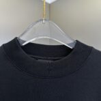 Balenciaga Layered Sports cotton sweatshirt in black with a white logo print - Image 12