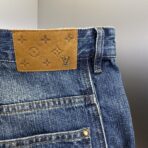 Louis Vuitton Washed Wavy Denim Trousers Jeans - Image 8