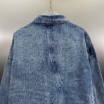 Balenciaga Deconstructed Denim Jacket in a faded blue wash - Image 12