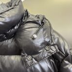 Moncler Maya Padded Shell Jacket Black - Image 13