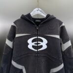 Balenciaga 8 logo zip-up hoodie - Image 17