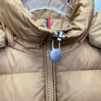 Moncler Maya Down Jacket In Olive Beige - Image 7
