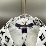 Louis Vuitton Graphic Monogram Shirt in a black and white colorway. - Image 13